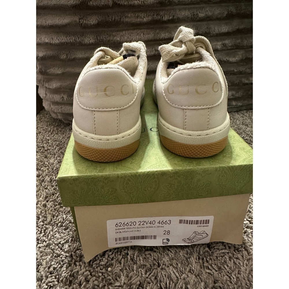 Gucci Children's GG Supreme Sneakers - Picture 4 of 11